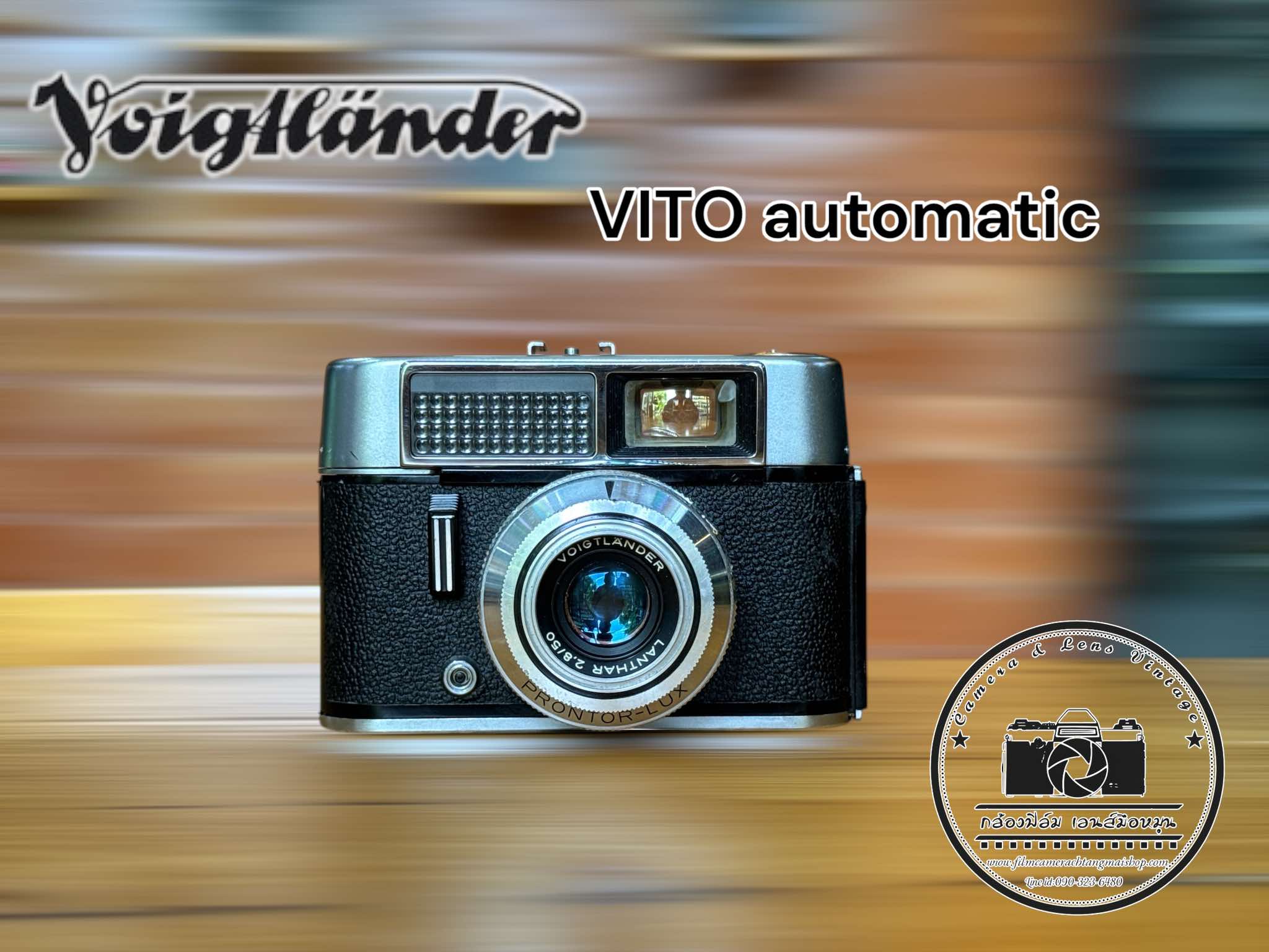 VOIGTLANDER VITO AUTOMATIC VOIGTLANDER LANTHAR 50MM.F2.8