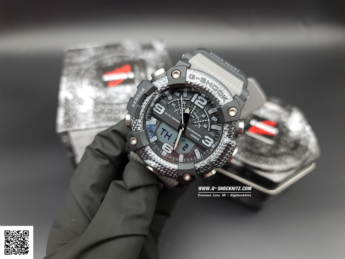 CASIO G-SHOCK นาฬิกาข้อมือ นาฬิกากันน้ำ นาฬิกาของแท้ ประกันศูนย์ CMG 1 ปี รุ่น GG-B100-8A นาฬิกาสีดำ