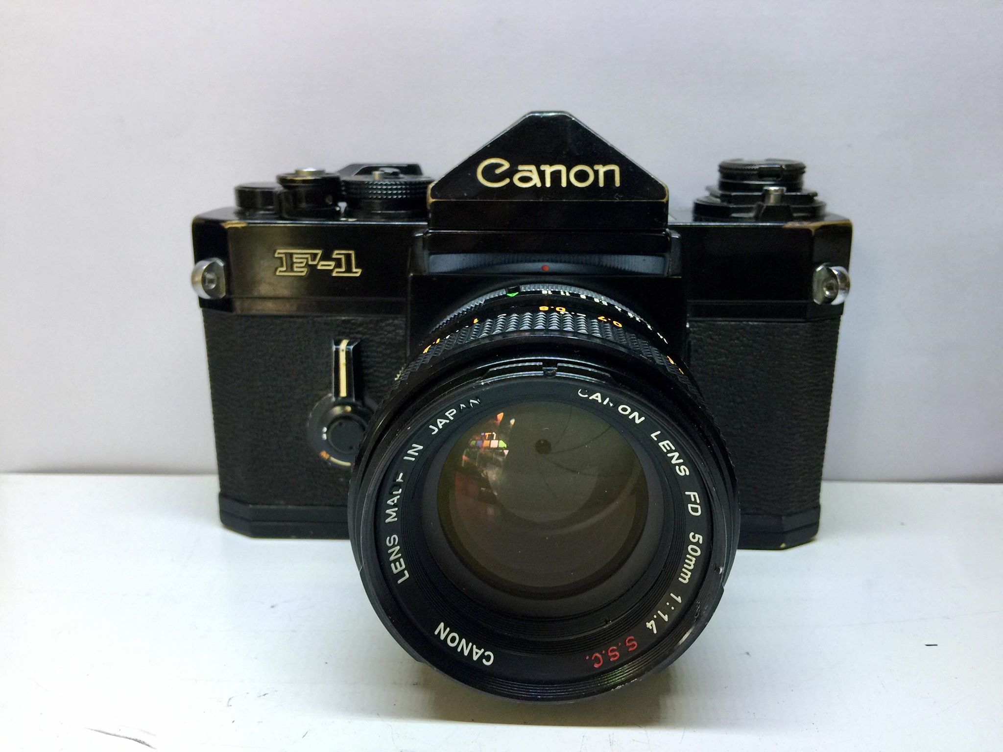 CANON F-1 CANON LENS FD 50MM.F1.4 S.S.C