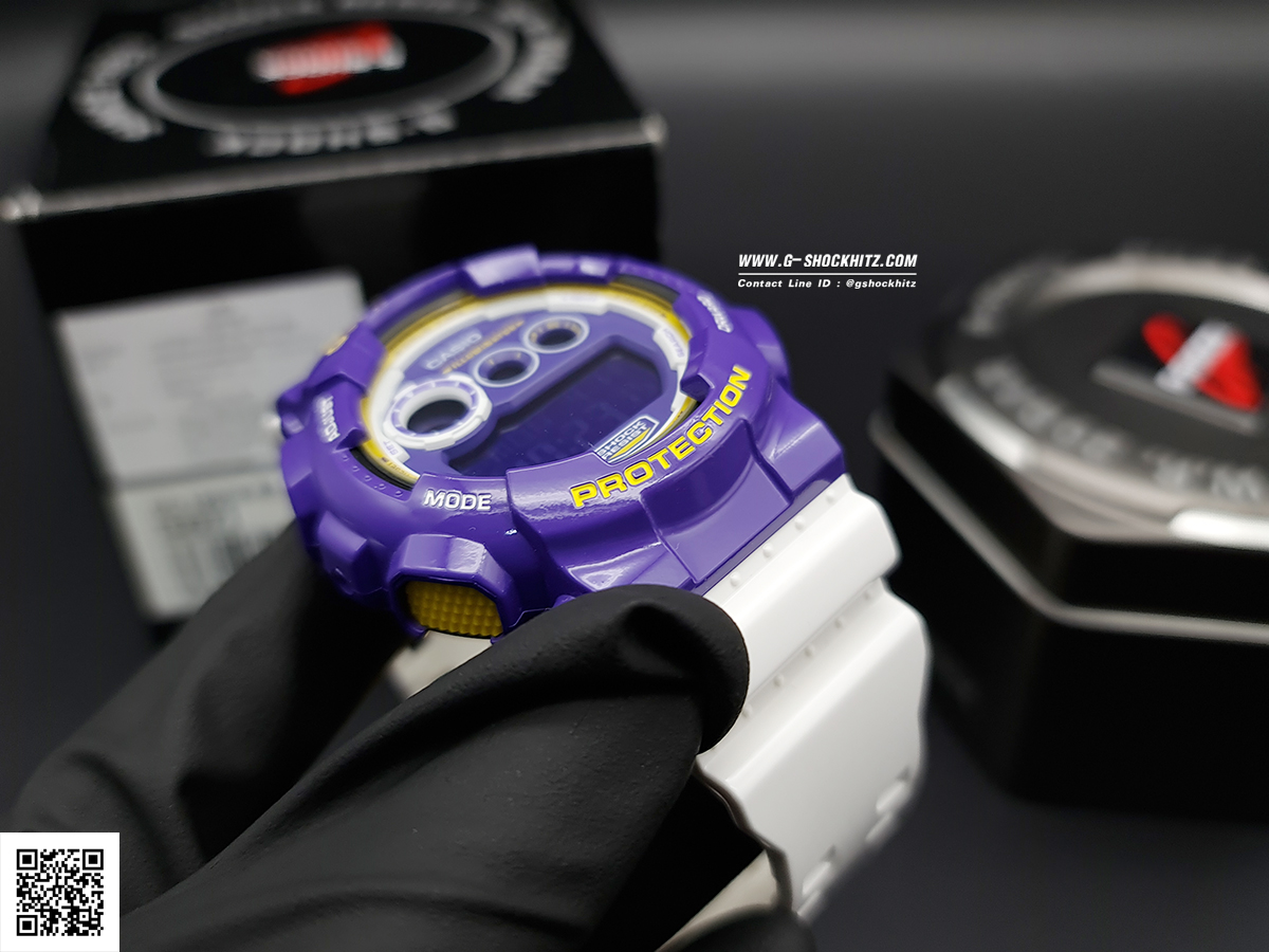 CASIO MID YEAR SALE G-SHOCK พร้อมส่ง นาฬิกาข้อมือ นาฬิกากันน้ำ นาฬิกาของแท้ ประกันศูนย์ CMG 1 ปี รุ่น GD-120CS-6 นาฬิกาสีม่วง