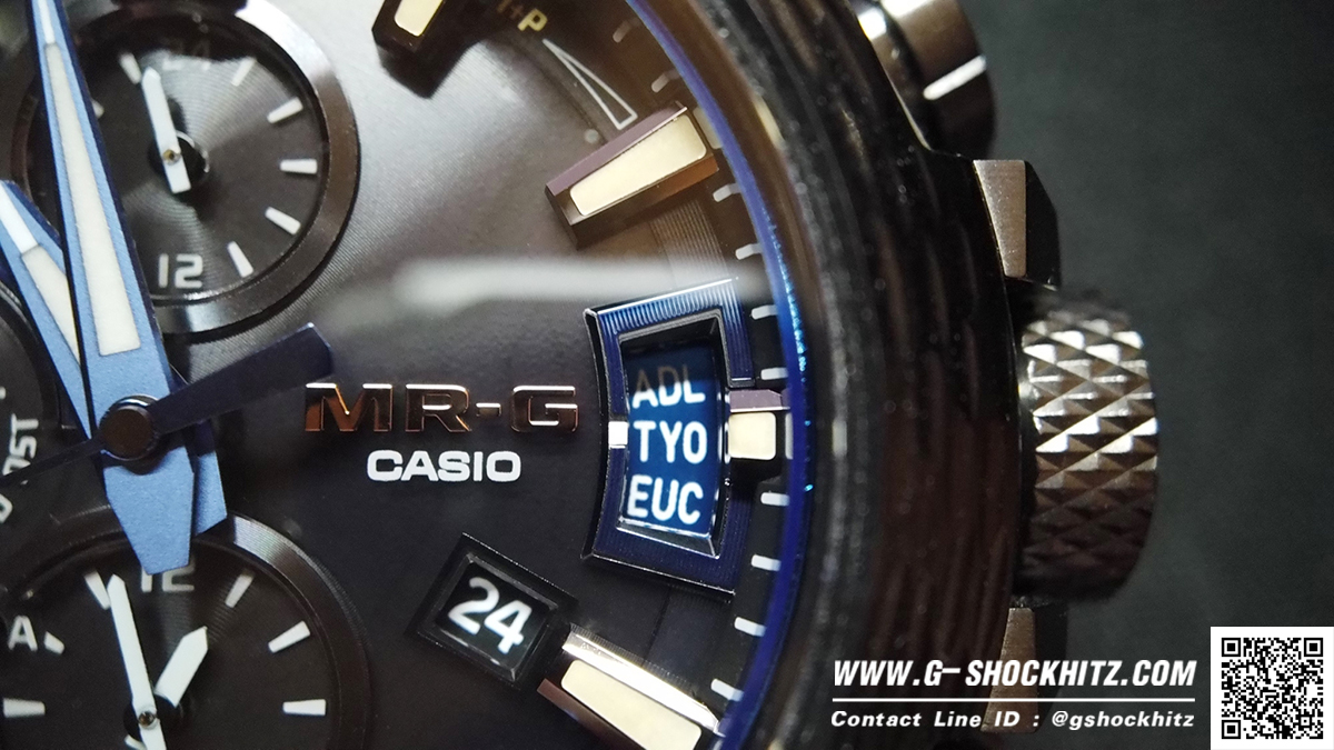 CASIO G-SHOCK นาฬิกาข้อมือ นาฬิกากันน้ำ นาฬิกาของแท้ ประกันศูนย์ CMG 1 ปี รุ่น MRG-G2000HT-1A นาฬิกาสีดำ