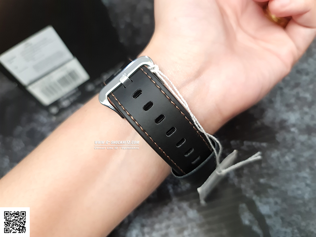 CASIO G-SHOCK นาฬิกาข้อมือ นาฬิกากันน้ำ นาฬิกาของแท้ ประกันศูนย์ CMG 1 ปี รุ่น GST-S120L-1A นาฬิกาสีดำ