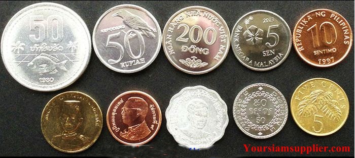 เหรียญ 10 ประเทศอาเซียน AEC เหรียญสะสม ต่างประเทศ no 823484