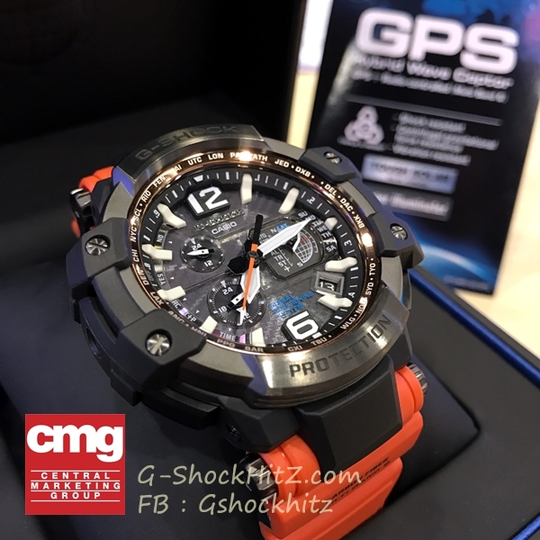 CASIO G-SHOCK นาฬิกาข้อมือ นาฬิกากันน้ำ นาฬิกาของแท้ ประกันศูนย์ CMG 1 ปี รุ่น GPW-1000-4A นาฬิกาสีดำ