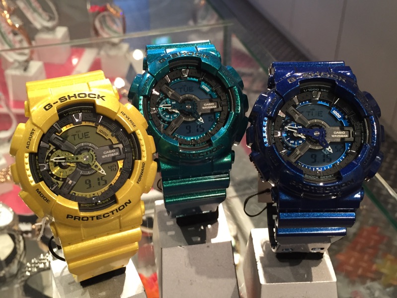 CASIO G-SHOCK นาฬิกาข้อมือ นาฬิกากันน้ำ นาฬิกาของแท้ ประกันศูนย์ CMG 1 ปี รุ่น GA-110NM-9A นาฬิกาสีเหลือง