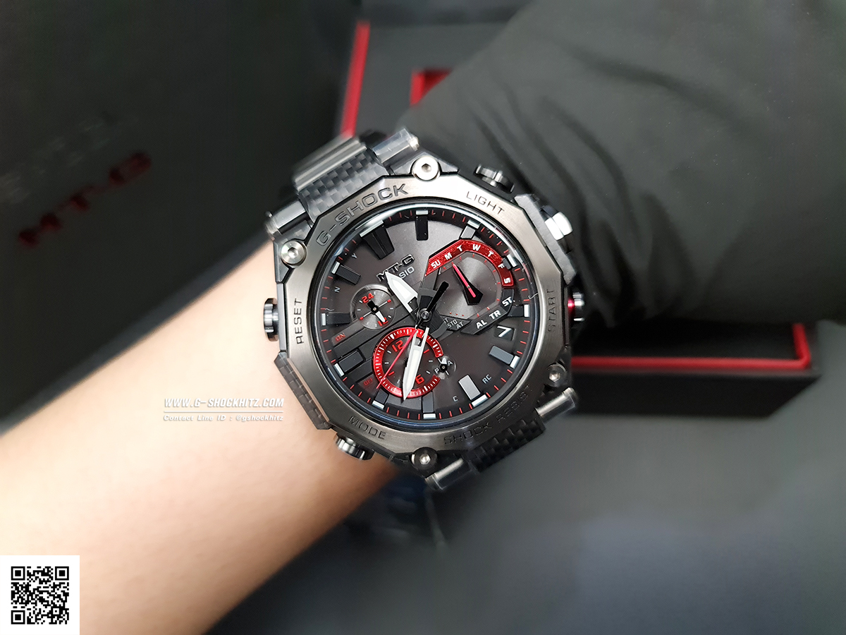 CASIO G-SHOCK นาฬิกาข้อมือ นาฬิกากันน้ำ นาฬิกาของแท้ ประกันศูนย์ CMG 1 ปี รุ่น MTG-B2000YBD-1A นาฬิกาสีดำ