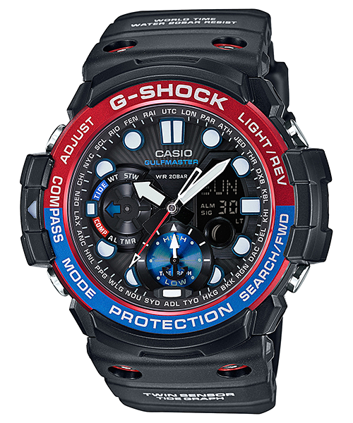 CASIO G-SHOCK นาฬิกาข้อมือ นาฬิกากันน้ำ นาฬิกาของแท้ ประกันศูนย์ CMG 1 ปี รุ่น GN-1000-1A นาฬิกาสีดำ
