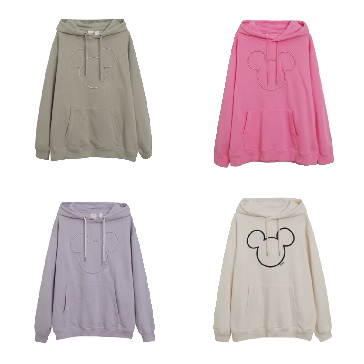 เสื้อฮู้ด สเวตเตอร์ กันหนาว DISNEY x H&m เสื้อมิคกี้ เม้าส์ Mickey mouse mickey mouse งาน DISNEYแท้ สำเนา สำเนา สำเนา สำเนา สำเนา เทา