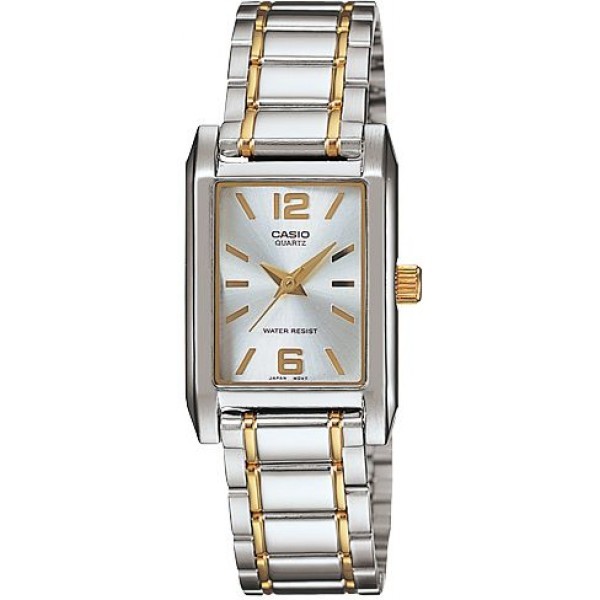 CASIO นาฬิกาคาสิโอ นาฬิกาข้อมือ นาฬิกากันน้ำ นาฬิกาของแท้ ประกันศูนย์ CMG 1 ปี รุ่น LTP-1235SG-7A นาฬิกาสีเงิน