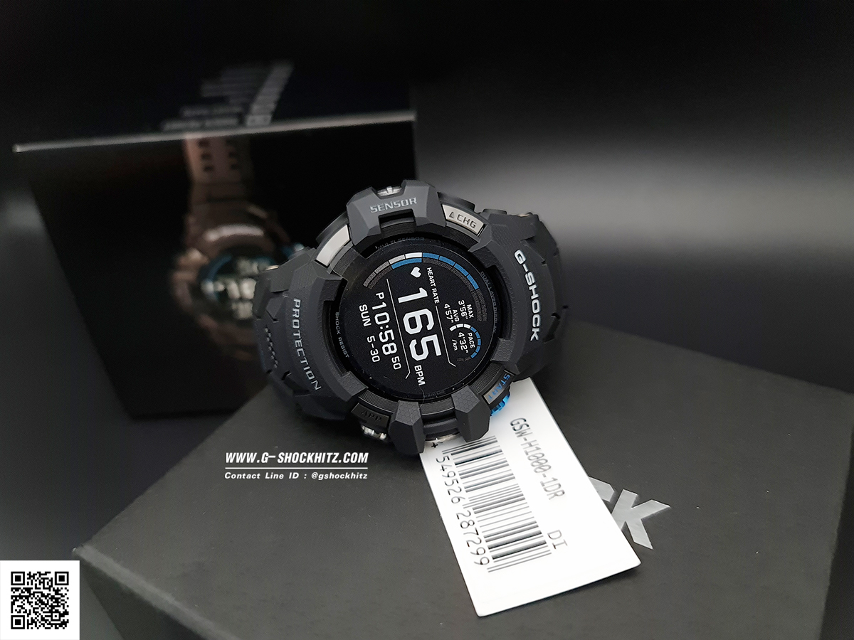CASIO G-SHOCK PRO นาฬิกาข้อมือ นาฬิกากันน้ำ นาฬิกาของแท้ ประกันศูนย์ CMG 1 ปี รุ่น GSW-H1000-1D นาฬิกาสีดำ