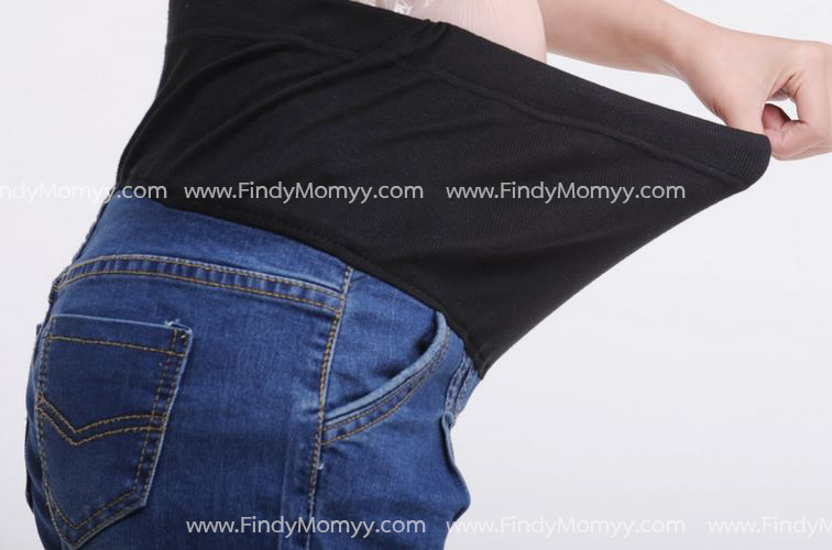 กางเกงยีนส์สั้นคลุมท้อง วินเทจ แต่งจีบ+ปลายลูกไม้ มีไซส์ M, L, XL, XXL