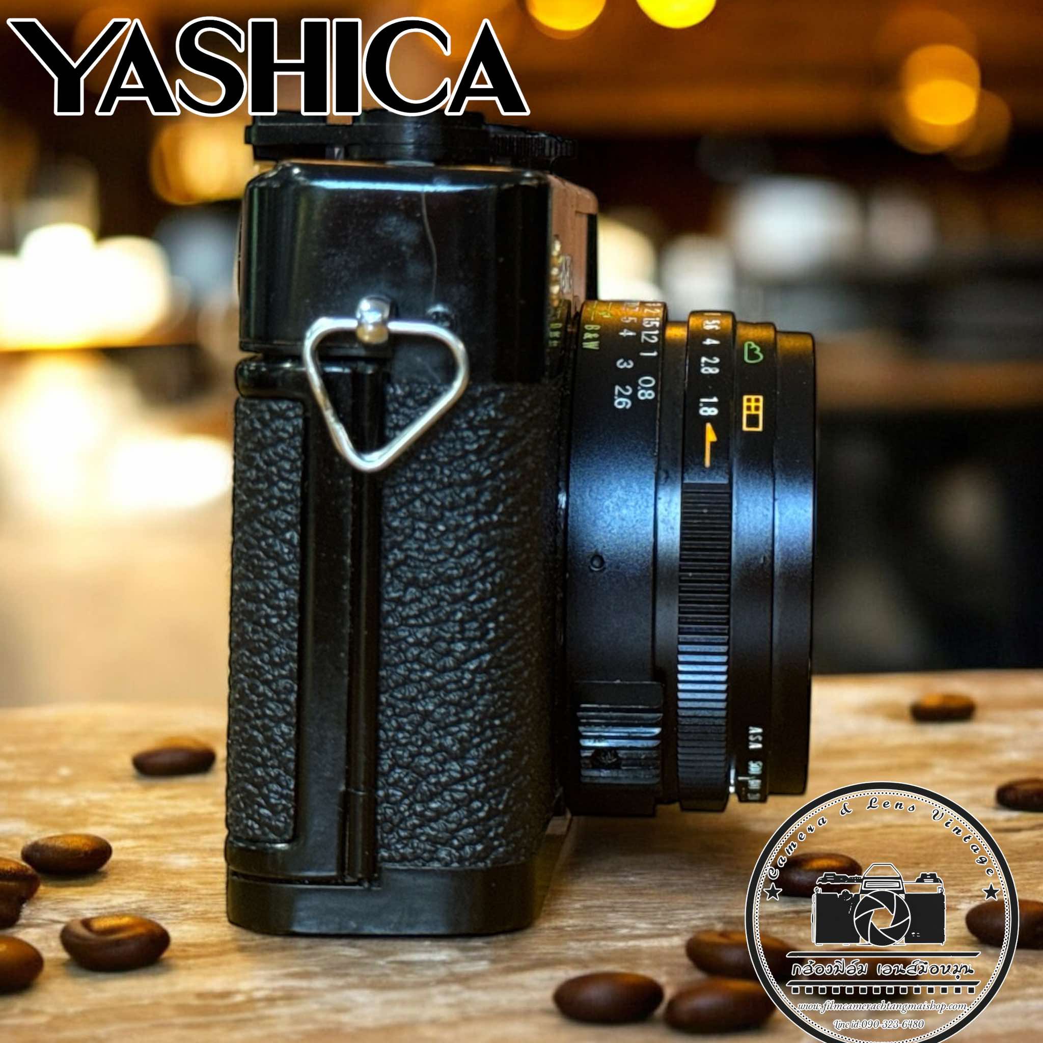 YASHICA ELECTRO35 CC+YASHICA COLOR YASHINON-DX 35MM.F1.8 - ฟิล์มคา