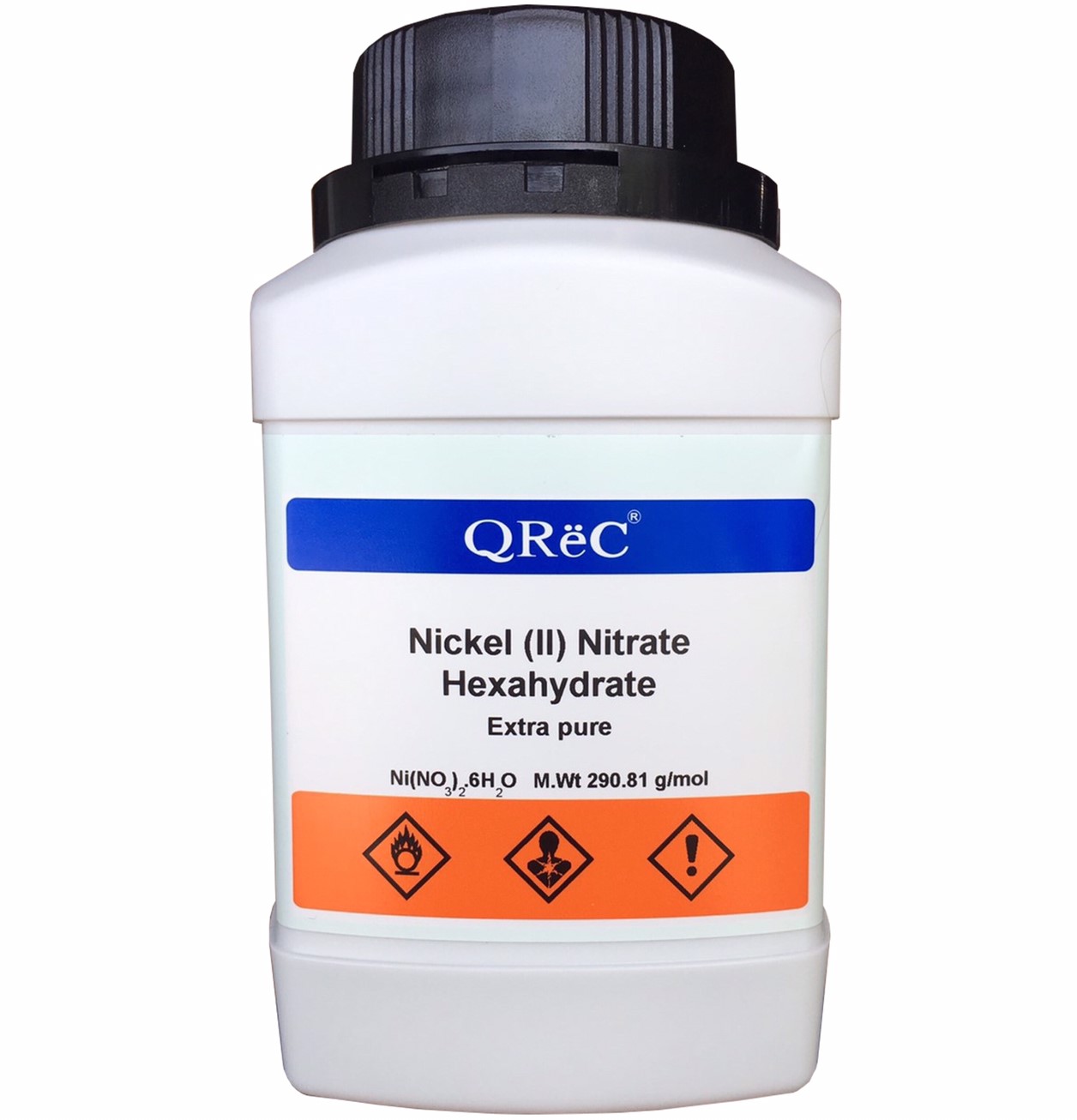 Nickel (II) Nitrate Hexahydrate, Extra pure 500 g. QReC™