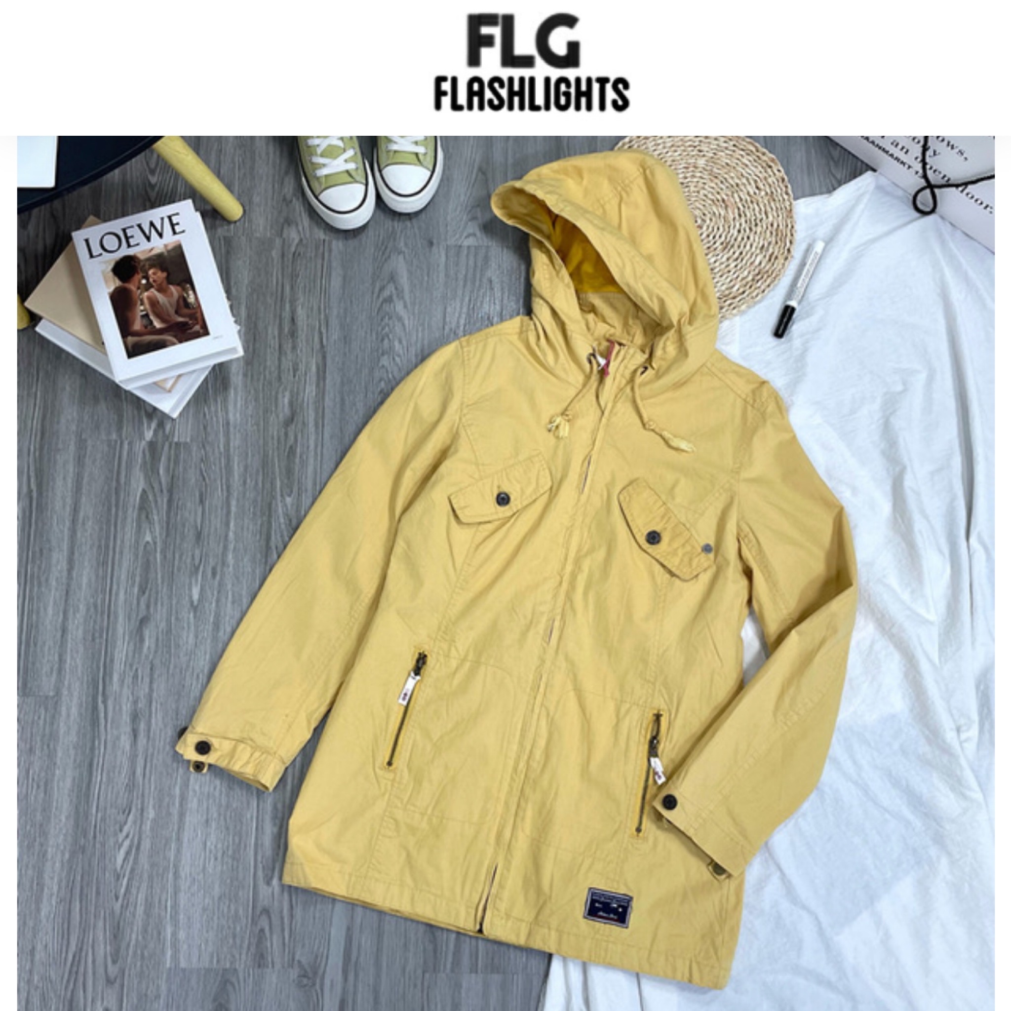 Flg เสื้อฮู้ด เสื้อแจ็คเก็ตหมวกฮู้ด สีน้ำเงินคราม FLG FLASH LIGHTSแพทเทินสวย เท่ห์ มาก แบรนด์Who.Au คะ สำเนา สำเนา สำเนา สำเนา สำเนา สำเนา สำเนา คราม