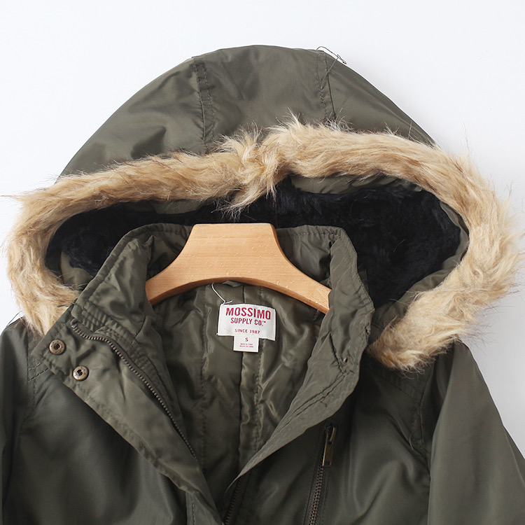 Mossimo supply co. เสื้อโค้ทฮู้ดกันหนาว เสื้อปาร์กา parka สีเขียว แบรนด์ mossimo supply co. (หมวกฮู้ดถอดได้ค่ะผ) เขียว
