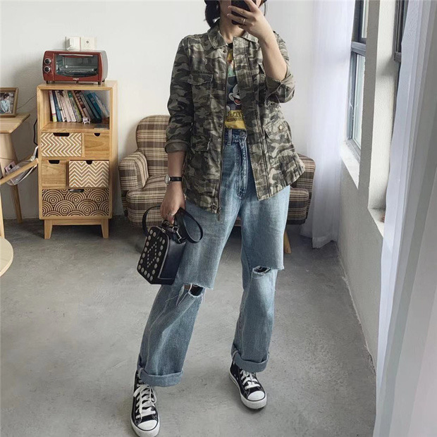 Mudd เสื้อทหาร เสื้อแจ็คเก็ตลายพราง เสื้อนอกแนวทหาร แพทเทินสวย เท่ห์มาก แบรนด์ MUDD คะ สำเนา สำเนา สำเนา เขียว