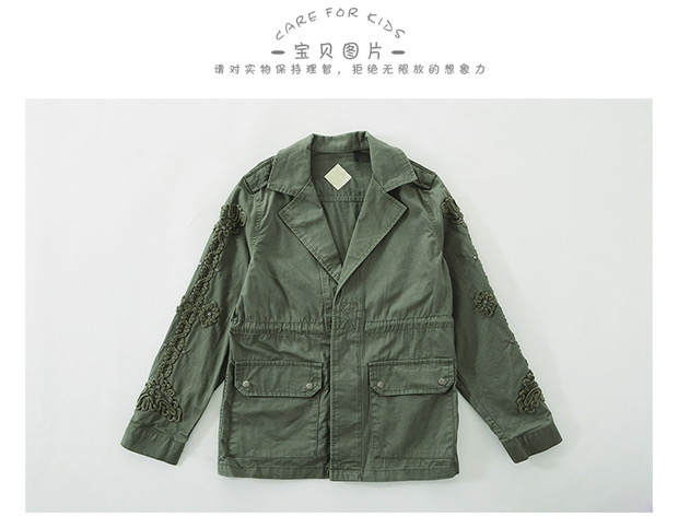 เสื้อนอกเขียวทหาร เสื้อแจ็คเก็ต เสื้อนอก แนวทหาร Forever21แพทเทินสวย เท่ห์ มาก คะ สำเนา เขียว