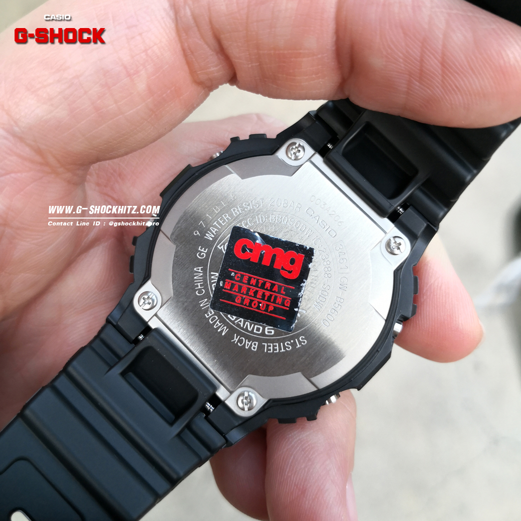 CASIO G-SHOCK นาฬิกาข้อมือ นาฬิกากันน้ำ นาฬิกาของแท้ ประกันศูนย์ CMG 1 ปี รุ่น GW-B5600AR-1 นาฬิกาสีดำ