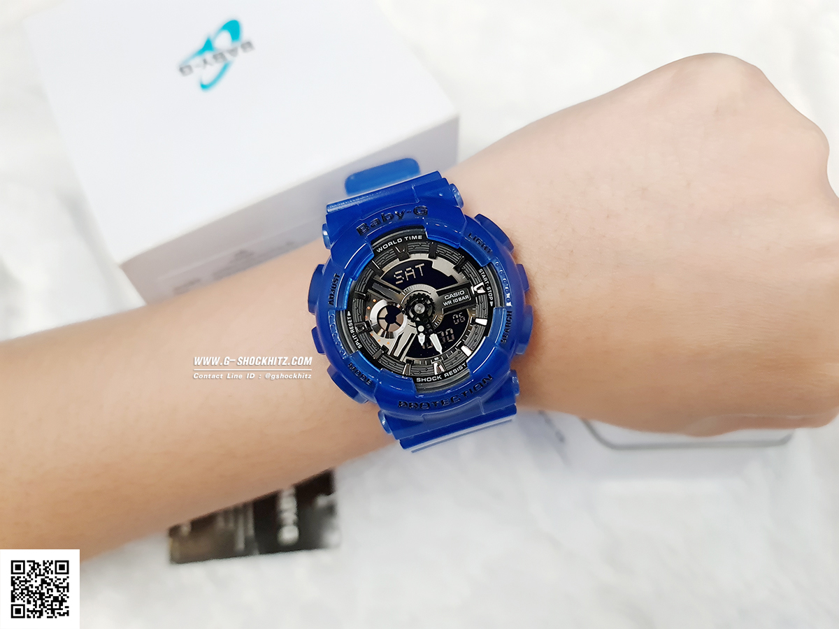 CASIO MID YEAR SALE BA-110CR-2A นาฬิกาสีน้ำเงิน