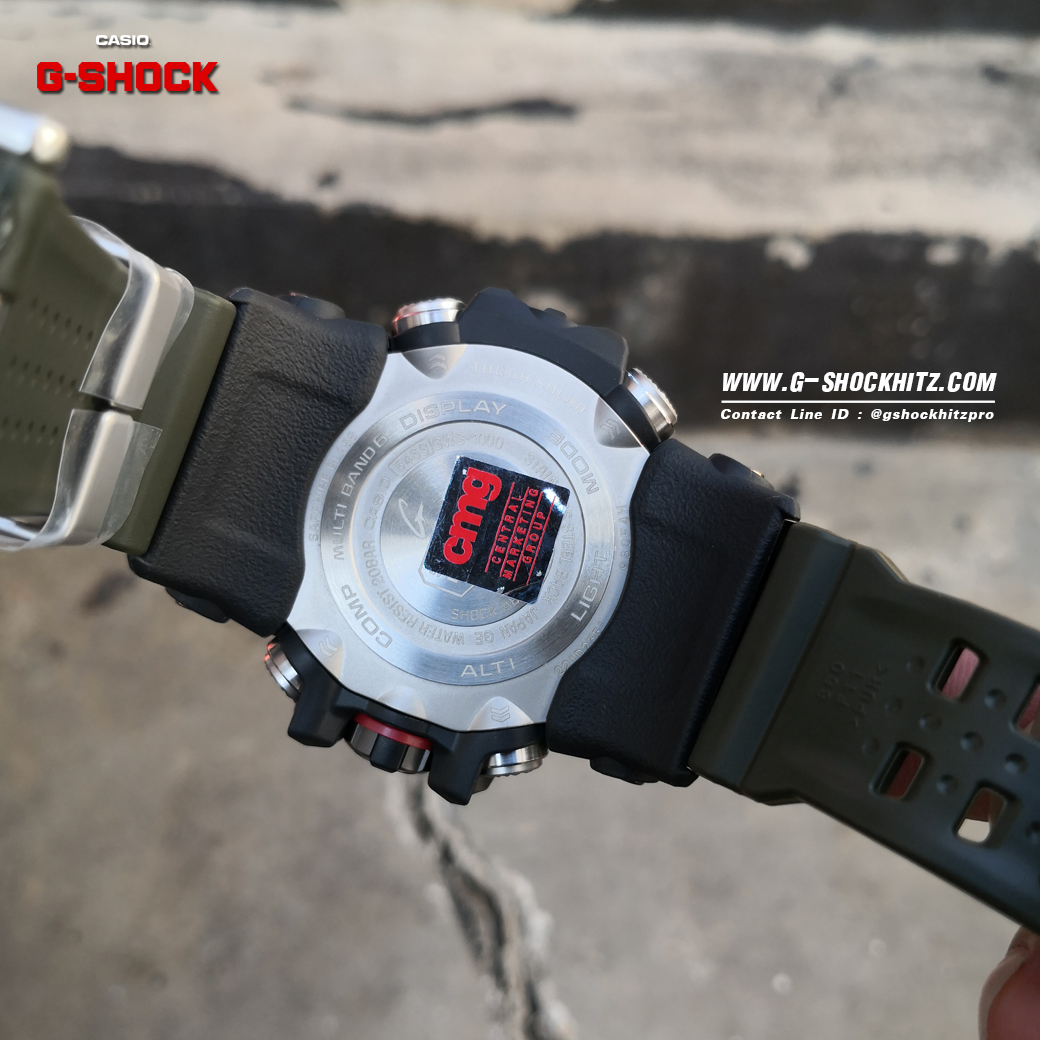 CASIO G-SHOCK นาฬิกาข้อมือ นาฬิกากันน้ำ นาฬิกาของแท้ ประกันศูนย์ CMG 1 ปี รุ่น GWG-1000-1A3 นาฬิกาสีดำ