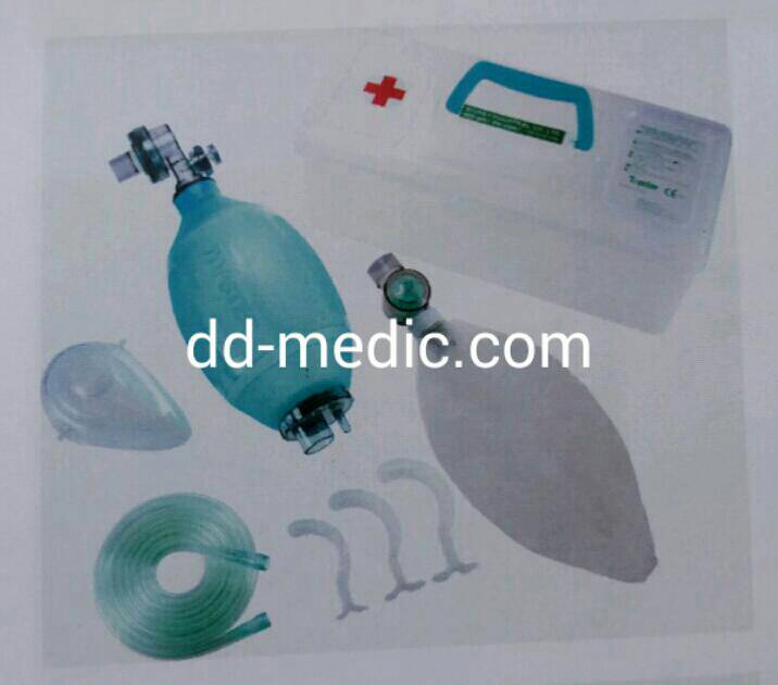 ชุดช่วยหายใจแบบมือบีบ Ambu bag ครบชุดสำหรับผู้ใหญ่ ยี่ห้อ Topster ประเทศไต้หวัน