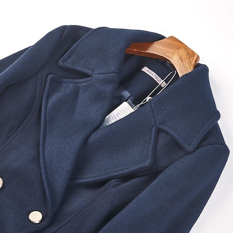 Love tree เสื้อโค้ทกันหนาว เสื้อกันหนาว overcoat โค้ทวูล สีcamel belt coat สีครีมเบจ แบรนด์ ANNA FIELD Camel