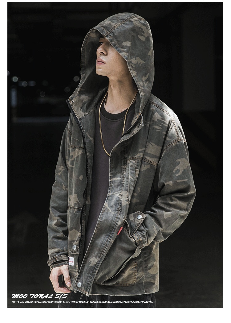 เสื้อฮู้ดลายพราง ทหาร เสื้อแจ็คเก็ตลายพราง เสื้อนอก แนวทหาร แพทเทินสวย เท่ห์ มาก คะ ลายพราง