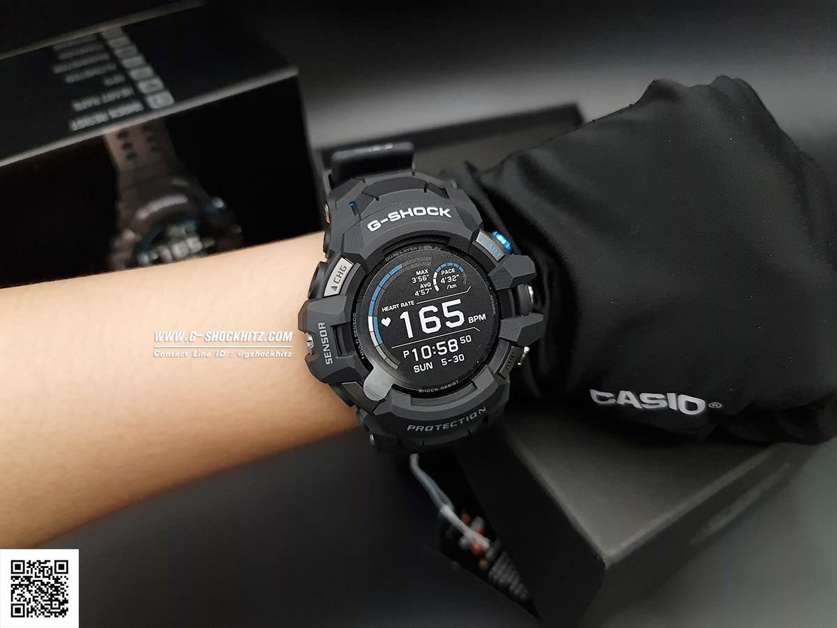 CASIO G-SHOCK PRO นาฬิกาข้อมือ นาฬิกากันน้ำ นาฬิกาของแท้ ประกันศูนย์ CMG 1 ปี รุ่น GSW-H1000-1D นาฬิกาสีดำ