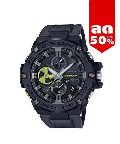 CASIO G-SHOCK นาฬิกาข้อมือ นาฬิกากันน้ำ นาฬิกาของแท้ ประกันศูนย์ CMG 1 ปี รุ่น GST-B100B-1A3 นาฬิกาสีดำ