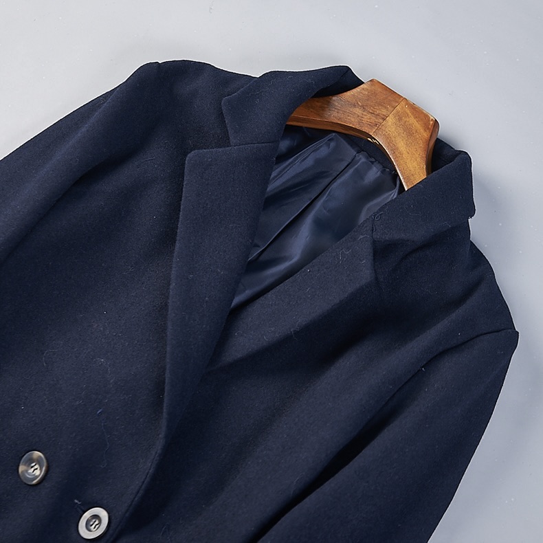 เสื้อโค้ทวูล Trench coat เสื้อโค้ทวูล โค้ทสีดำ แบรนด์ C&A สำเนา