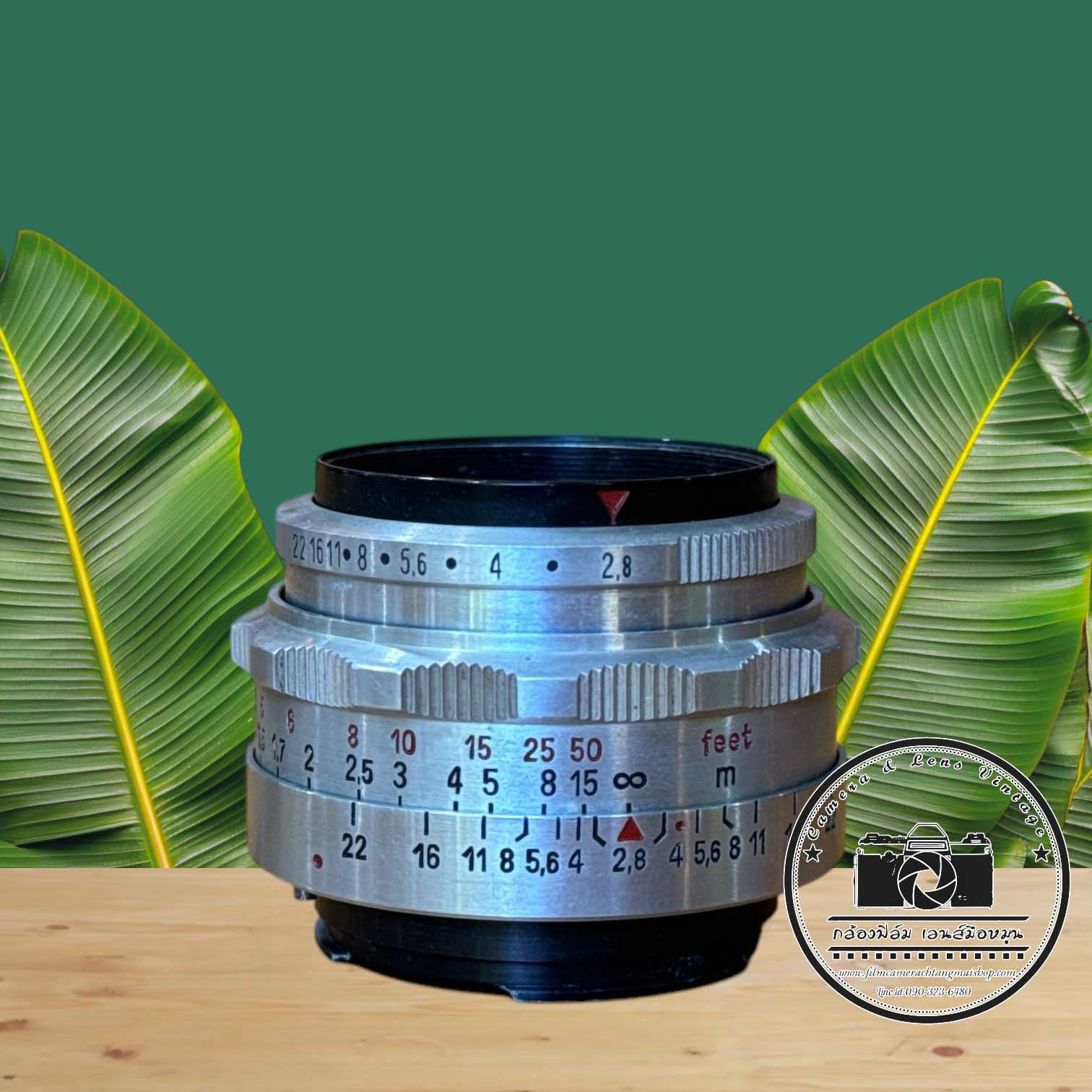 CARL ZEISS JENA TESSAR 50MM.F2.8 Q1 EXAKTA MOUNT