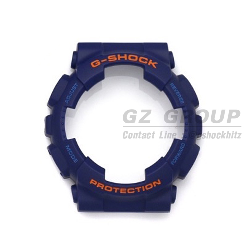 CASIO GENUINE FACTORY CASIO REPLACEMENT อะไหล่นาฬิกา G-SHOCK รุ่น GA-110FC-2 กรอบสายสีน้ำเงิน
