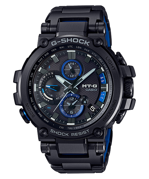 CASIO G-SHOCK นาฬิกาข้อมือ นาฬิกากันน้ำ นาฬิกาของแท้ ประกันศูนย์ CMG 1 ปี รุ่น MTG-B1000BD-1A นาฬิกาสีดำ