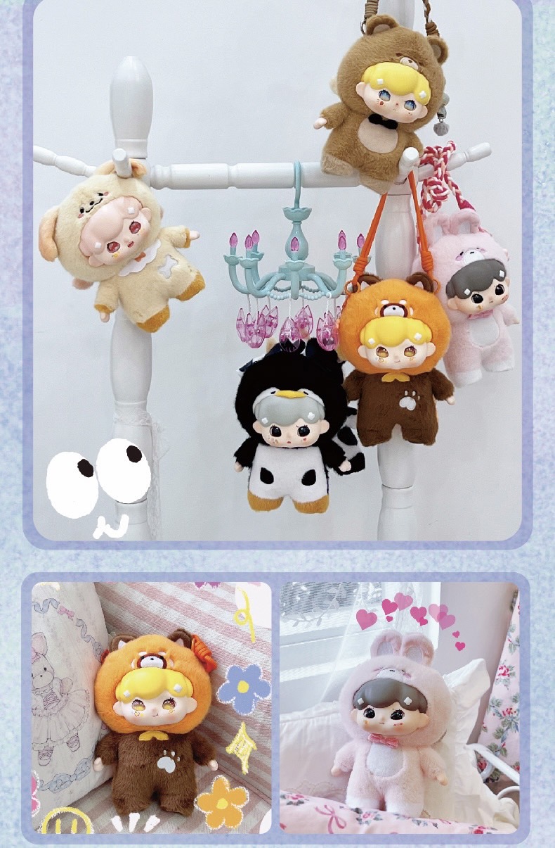Baby Billie the Animal Pajamas Party เด็กน้อยในชุดนอนสัตว์ต่างๆ รุ่นซิป พร้อมสายสะพาย V.2