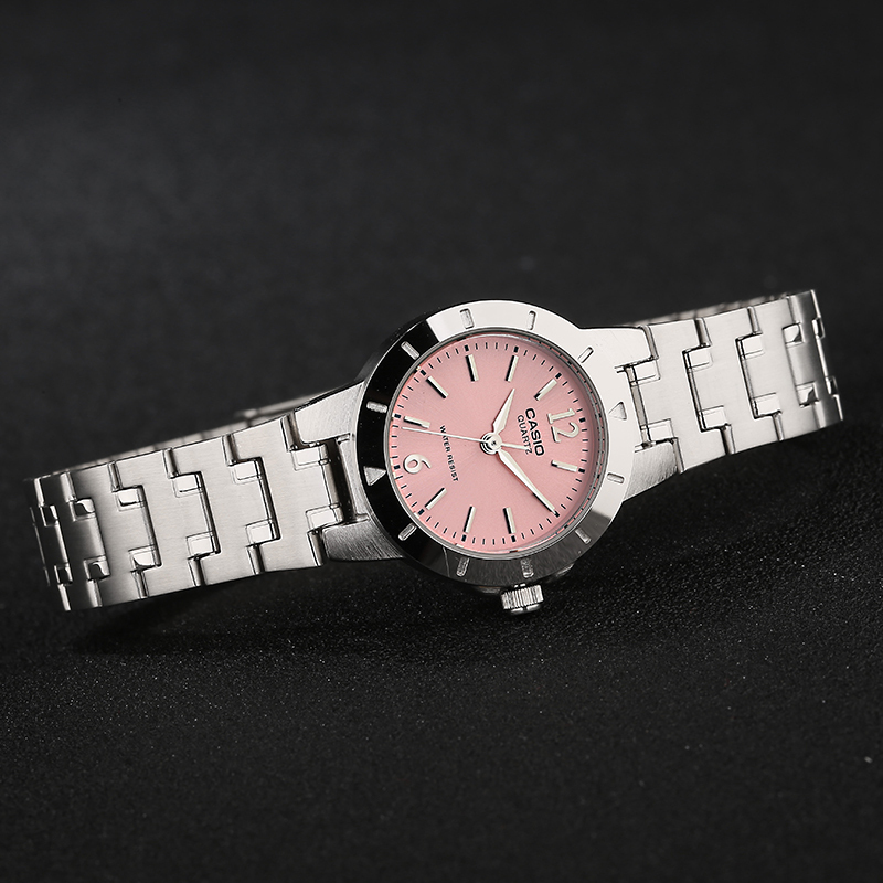 CASIO นาฬิกาคาสิโอ นาฬิกาข้อมือ นาฬิกากันน้ำ นาฬิกาของแท้ ประกันศูนย์ CMG 1 ปี รุ่น LTP-1177A-4A1 นาฬิกาสีเงิน