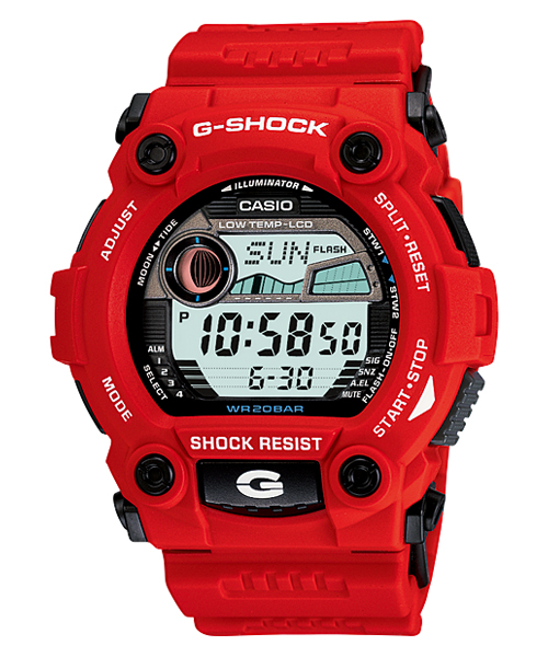 CASIO G-SHOCK นาฬิกาข้อมือ นาฬิกากันน้ำ นาฬิกาของแท้ ประกันศูนย์ CMG 1 ปี รุ่น G-7900A-4D นาฬิกาสีแดง