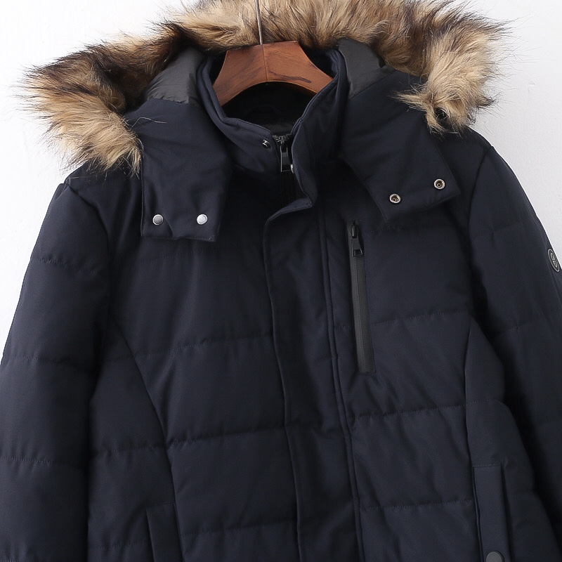 เสื้อกันหนาว เสื้อฮู้ดเฟอร์ บุนวมอุ่น สีขาว แบรนด์ Cranberry jeans (padded puffer coat สำเนา ขาว