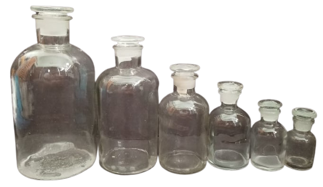 Reagent Bottle ขวดใส่สารสีขาวปากแคบจุกแก้ว