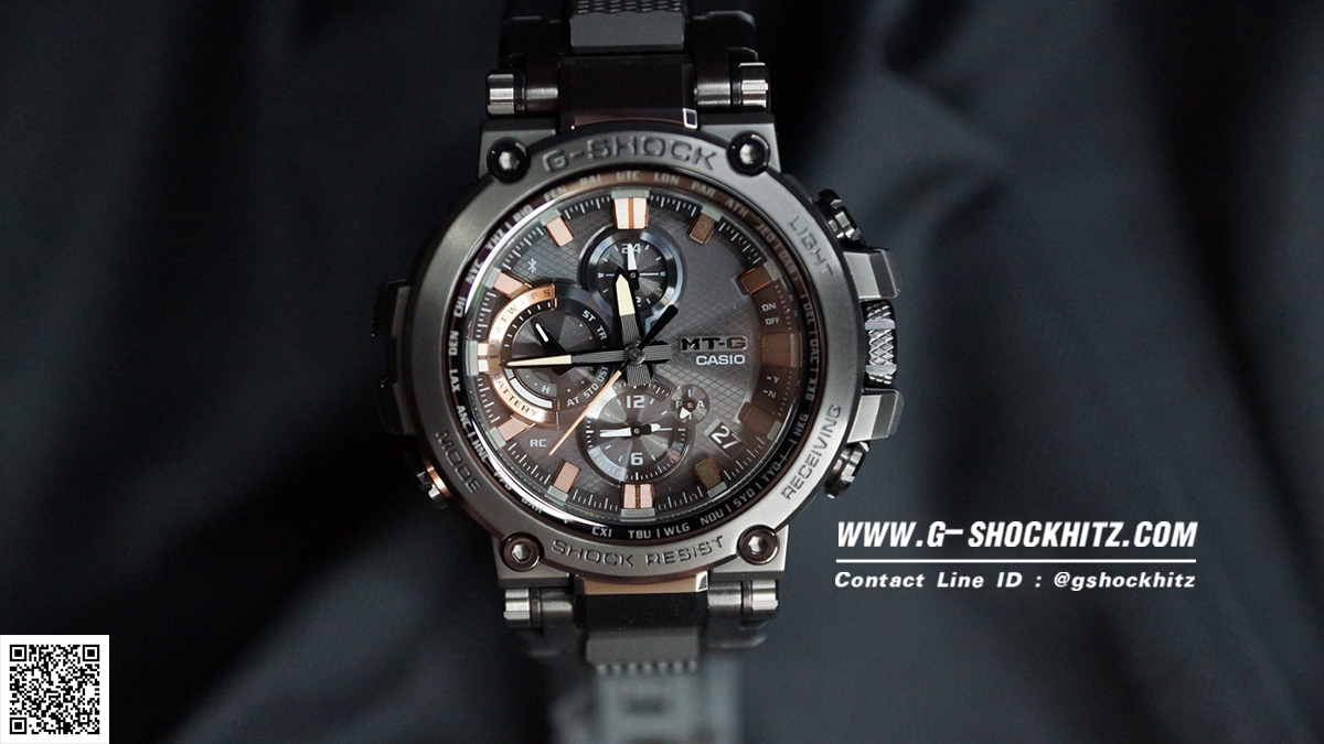 CASIO G-SHOCK นาฬิกาข้อมือ นาฬิกากันน้ำ นาฬิกาของแท้ ประกันศูนย์ CMG 1 ปี รุ่น MTG-B1000TJ-1A นาฬิกาสีดำ