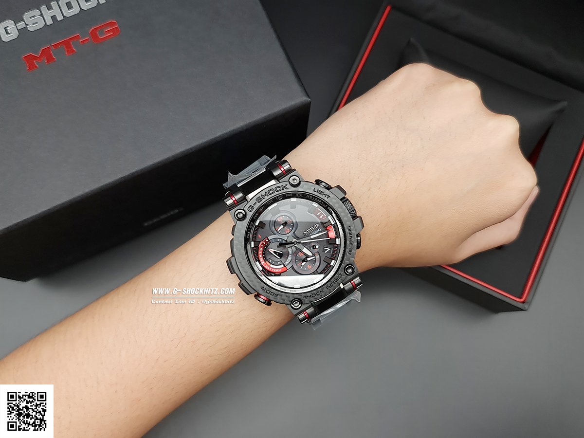 CASIO G-SHOCK นาฬิกาข้อมือ นาฬิกากันน้ำ นาฬิกาของแท้ ประกันศูนย์ CMG 1 ปี รุ่น MTG-B1000XBD-1A นาฬิกาสีดำ