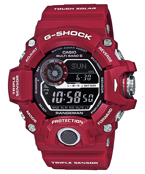 CASIO G-SHOCK นาฬิกาข้อมือ นาฬิกากันน้ำ นาฬิกาของแท้ ประกันศูนย์ CMG 1 ปี รุ่น GW-9400RD-4 นาฬิกาสีแดง
