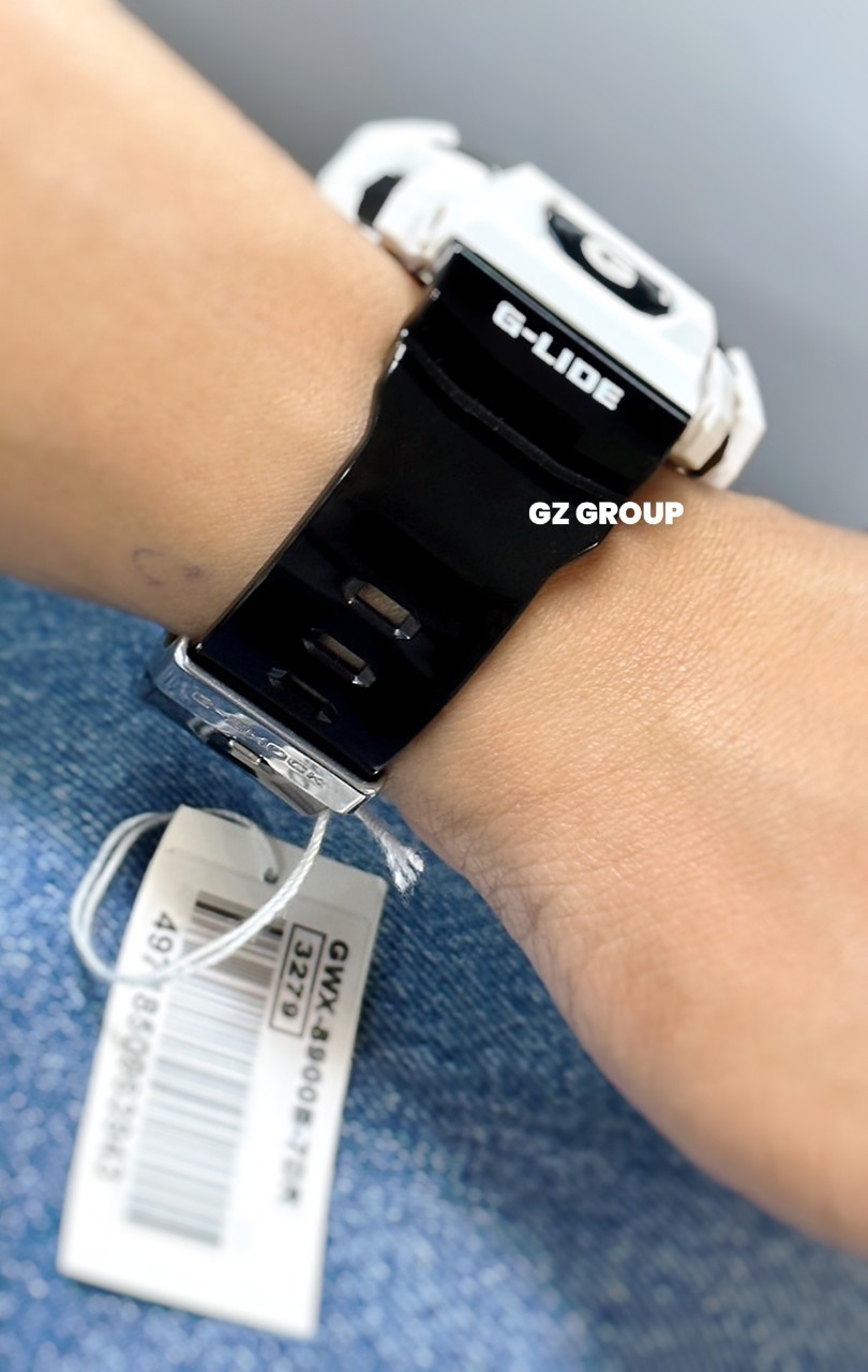 CASIO G-SHOCK นาฬิกาข้อมือ นาฬิกากันน้ำ นาฬิกาของแท้ ประกันศูนย์ CMG 1 ปี รุ่น GWX-8900B-7 นาฬิกาสีขาว