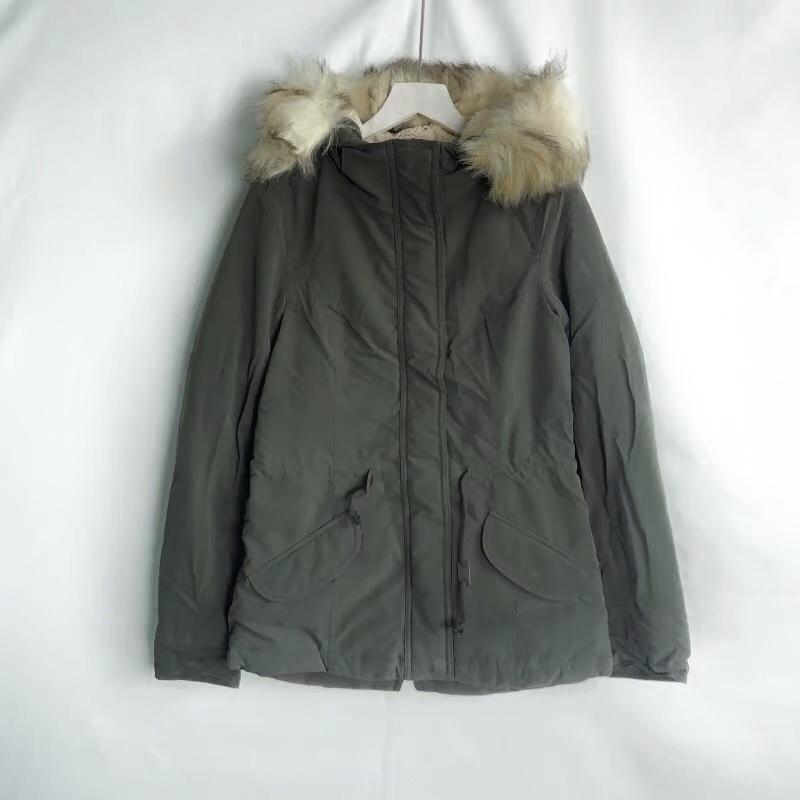 Only เสื้อโค้ทฮู้ดกันหนาว เสื้อปาร์กา parka สีดำ แบรนด์Only (ขนเฟอร์ถอดได้ค่ะ) ดำ
