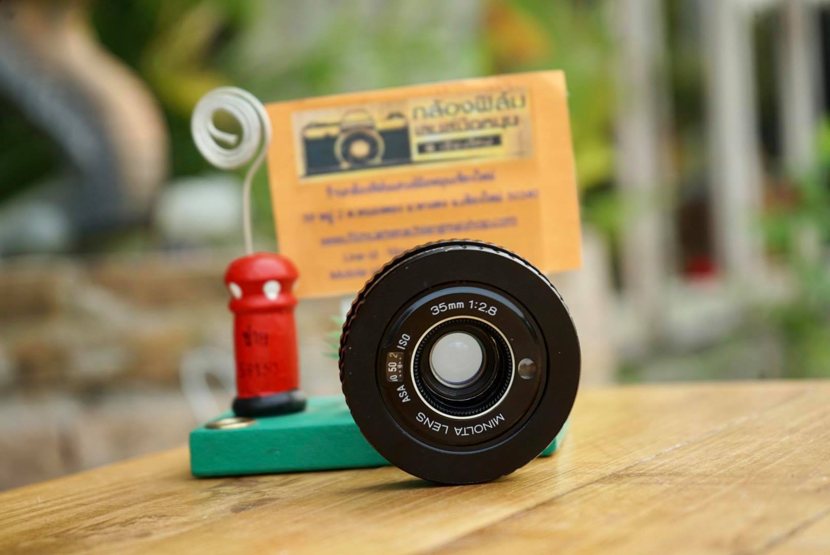 MINOLTA LENS 35MM.F2.8 MODIFIED M39 MOUNT