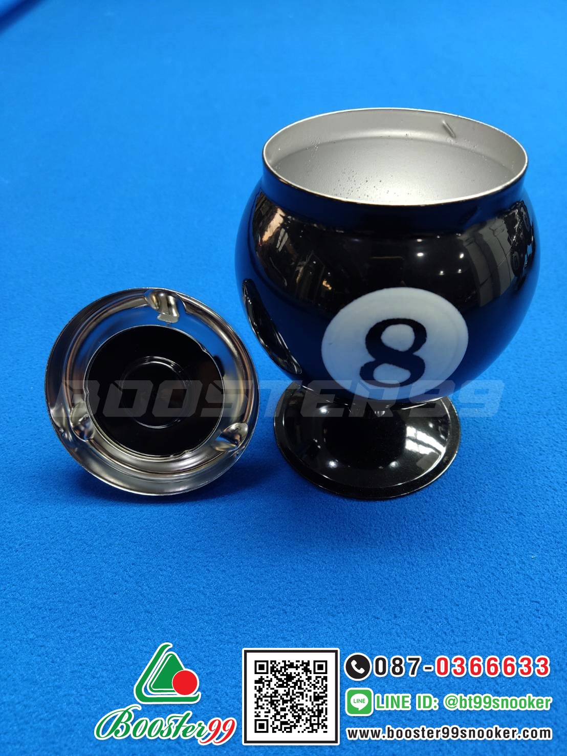 ที่เขียบุหรี่ รูปทรง ลูกสนุกเกอร์ แบบกด (ราคาต่อ 1อัน)