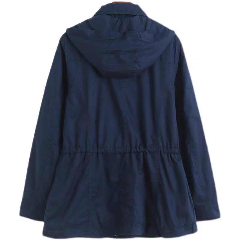 Gina Benotti เสื้อนอก เสื้อคลุมหมวกฮู้ด เสื้อแจ็คเก็ต สีน้ำเงิน แบรนด์ GINA BENOTTI น้ำเงิน
