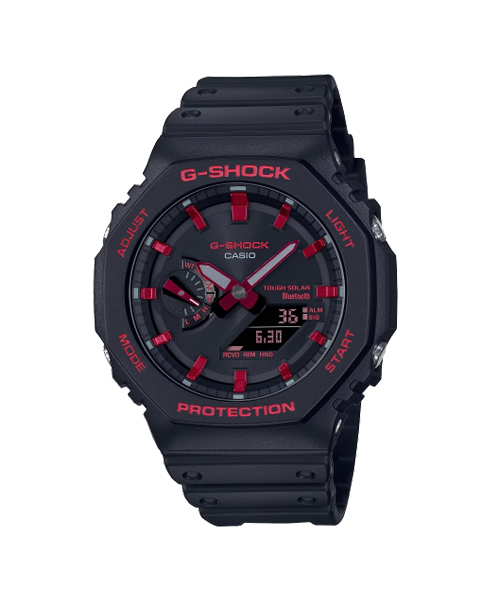 CASIO G-SHOCK นาฬิกาข้อมือ นาฬิกากันน้ำ นาฬิกาของแท้ ประกันศูนย์ CMG 1 ปี รุ่น GA-B2100BNR-1A นาฬิกาสีดำ