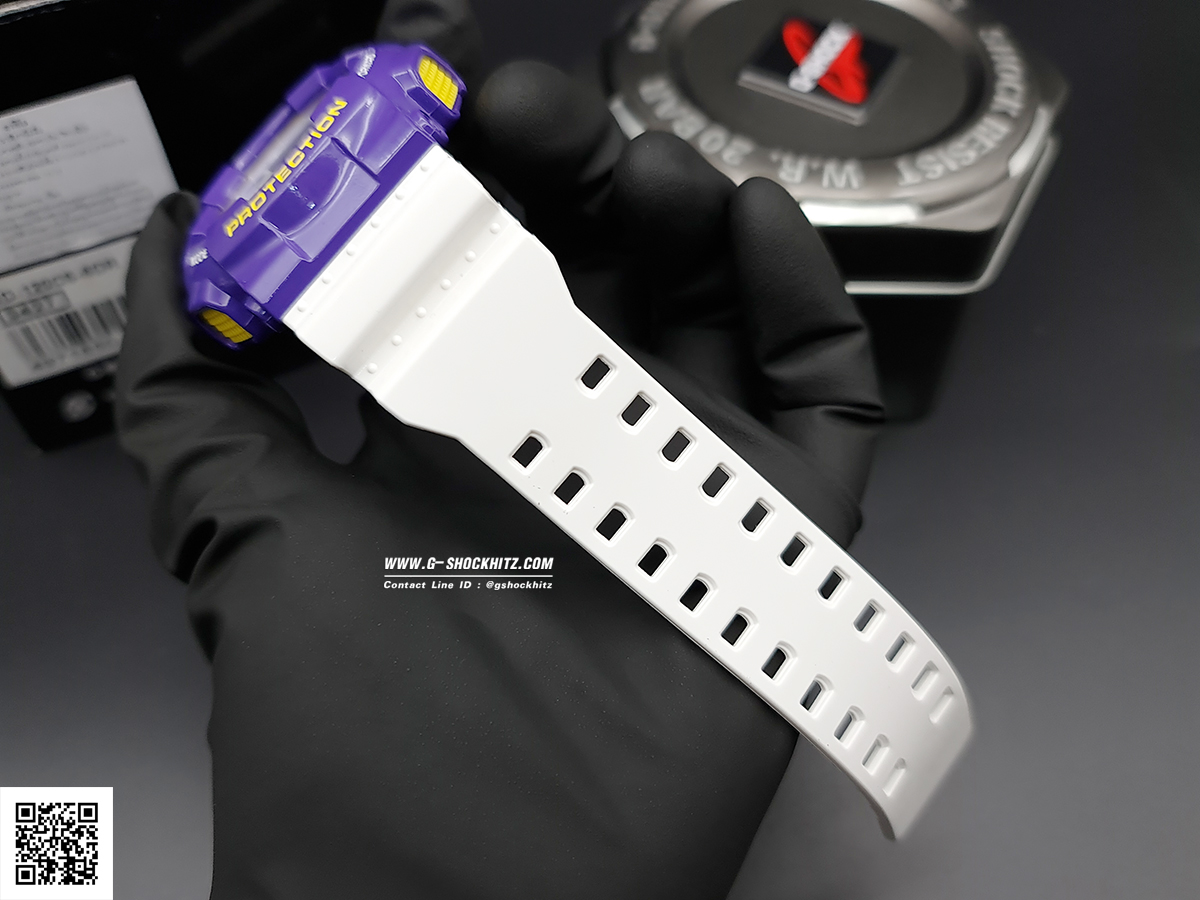 CASIO MID YEAR SALE G-SHOCK พร้อมส่ง นาฬิกาข้อมือ นาฬิกากันน้ำ นาฬิกาของแท้ ประกันศูนย์ CMG 1 ปี รุ่น GD-120CS-6 นาฬิกาสีม่วง