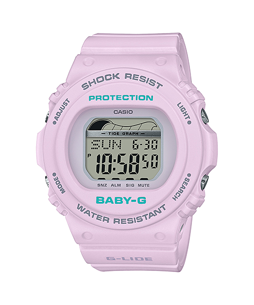 CASIO BABY-G นาฬิกาข้อมือ นาฬิกากันน้ำ นาฬิกาของแท้ ประกันศูนย์ CMG 1 ปี รุ่น BLX-570-6D นาฬิกาสีม่วง