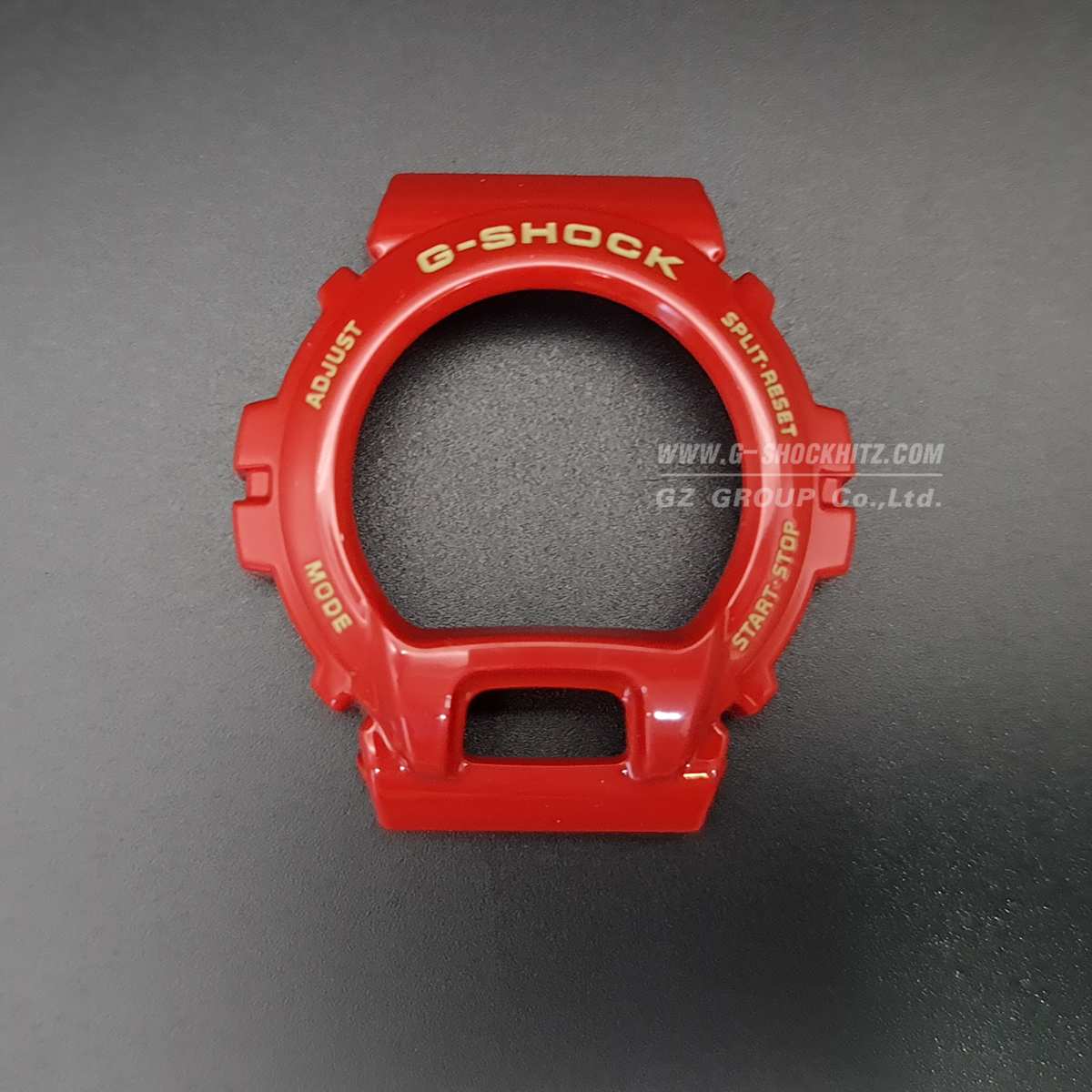 CASIO GENUINE FACTORY CASIO REPLACEMENT อะไหล่กรอบและสายนาฬิกา G-SHOCK พร้อมส่ง รุ่น DW-6930A-4 กรอบสายสีแดง